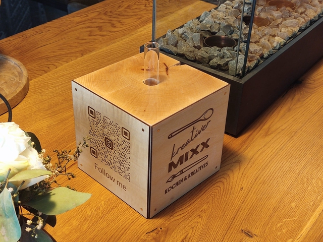 holzklotz - Holzwürfel Massiver Holzwürfel